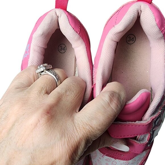 Hello Kitty Pink Slip-On Sneakers Little Girls 2.5 - Picture 9 of 9